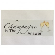 Champagne Drink Sign Wall Plaque Door Kitchen Bar Shabby Chic    302255045525
